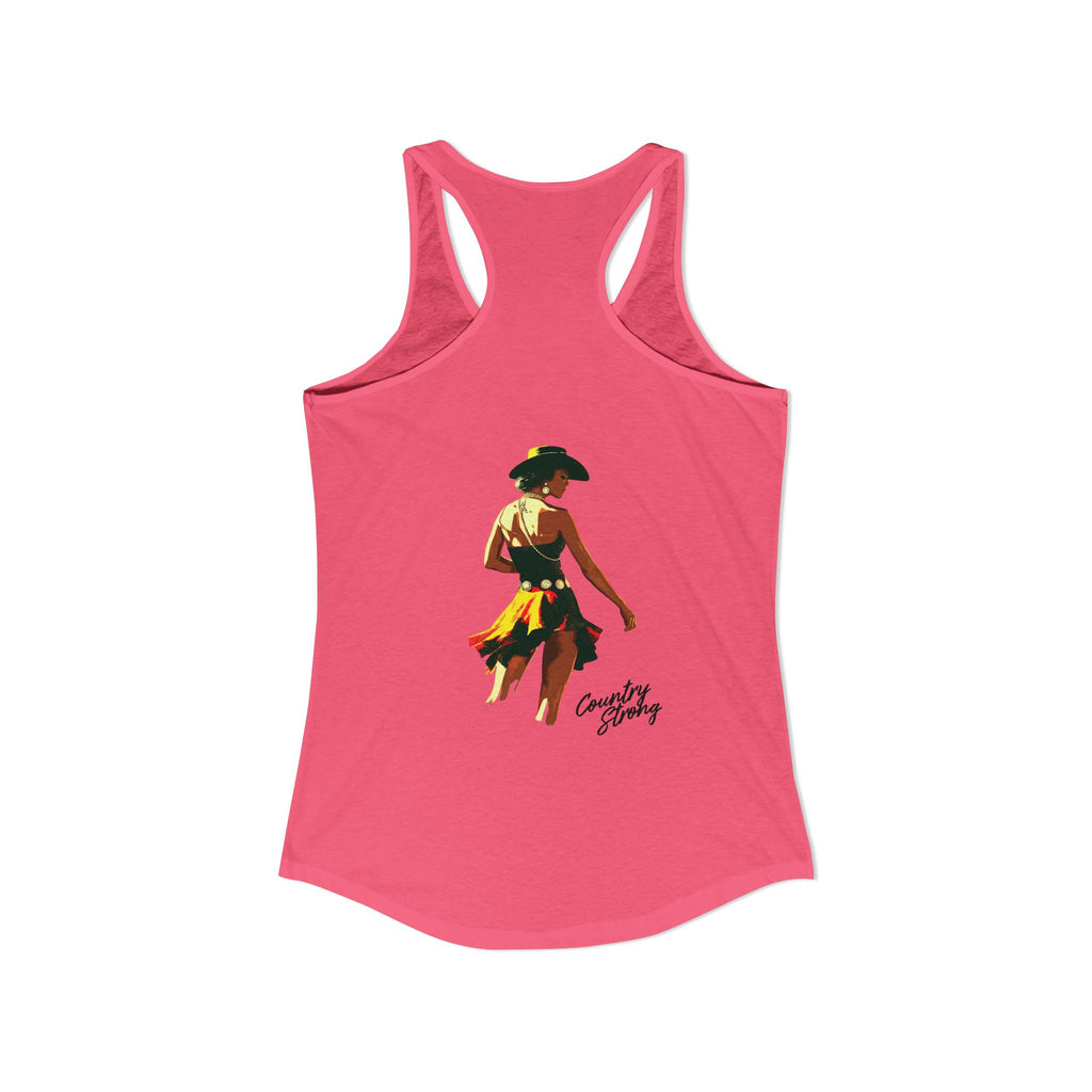The Sassy Girl-Women's Ideal Racerback Tank