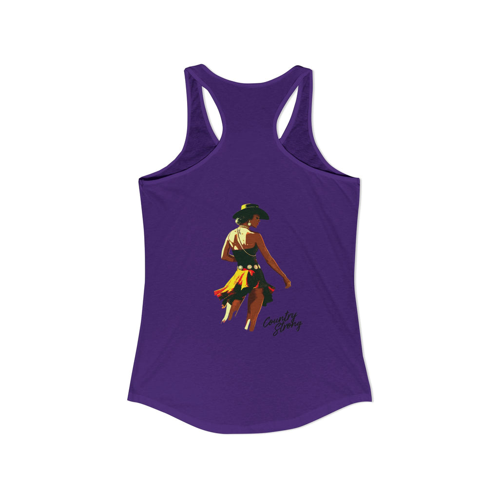 The Sassy Girl-Women's Ideal Racerback Tank