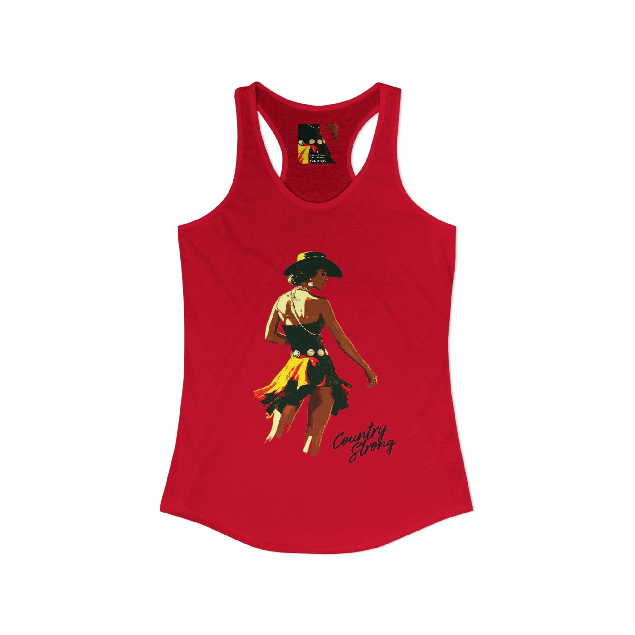 The Sassy Girl-Women's Ideal Racerback Tank