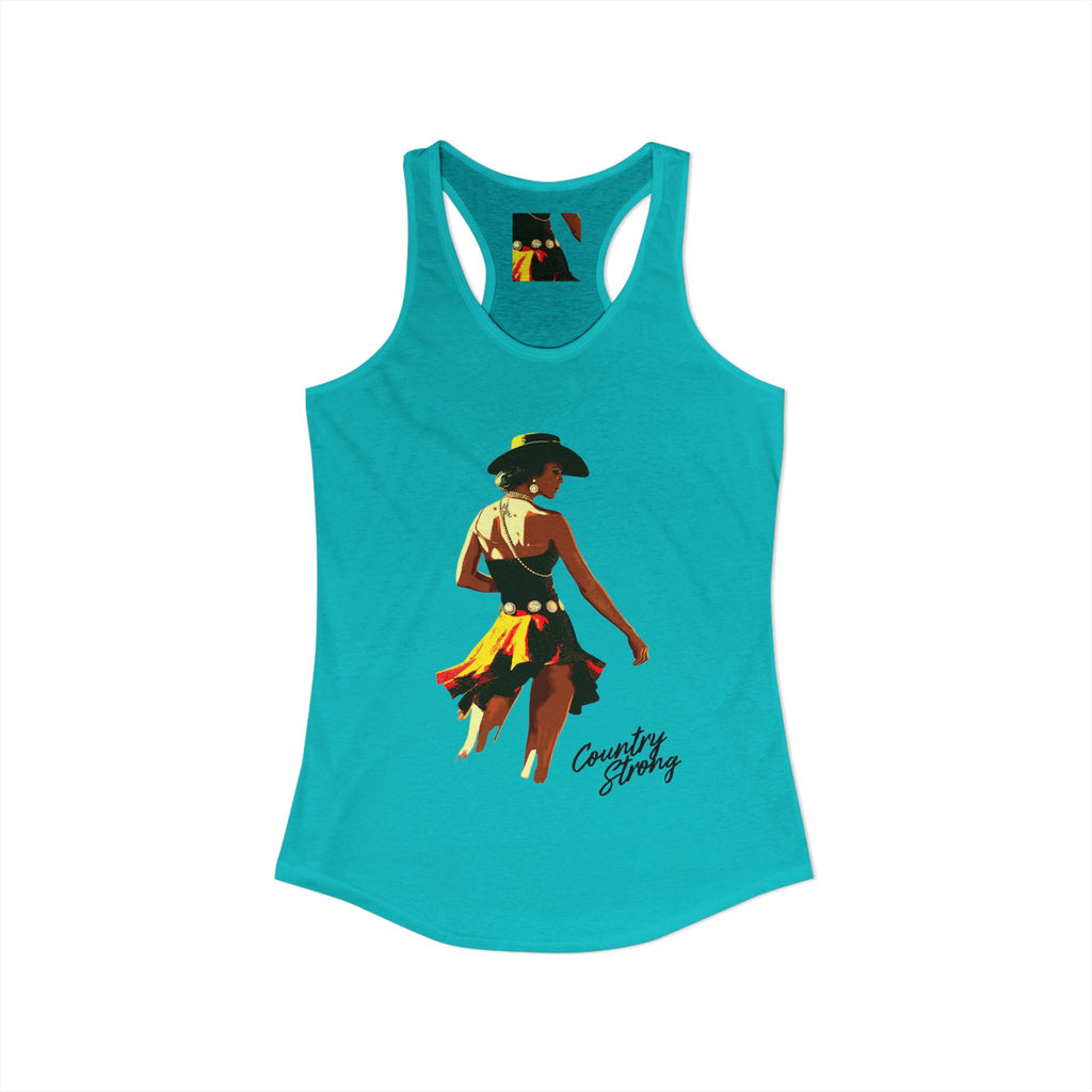 The Sassy Girl-Women's Ideal Racerback Tank