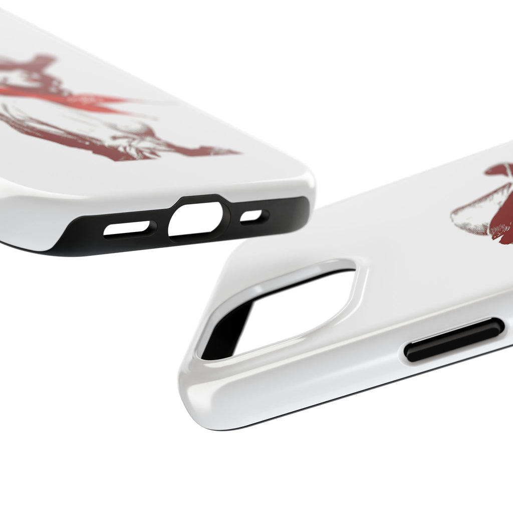 Western Cowgirl Tough Phone Case — Retro Red Cowboy Design