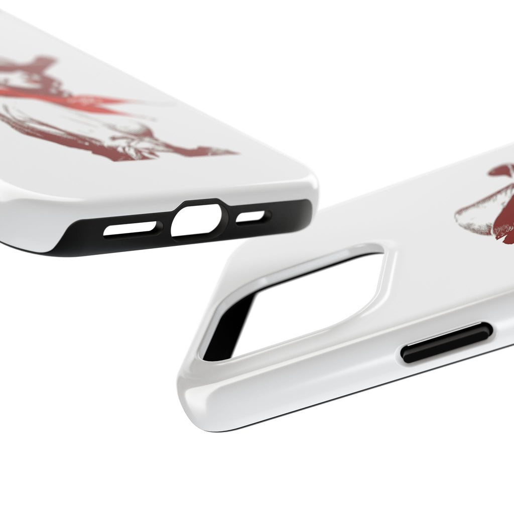 Western Cowgirl Tough Phone Case — Retro Red Cowboy Design