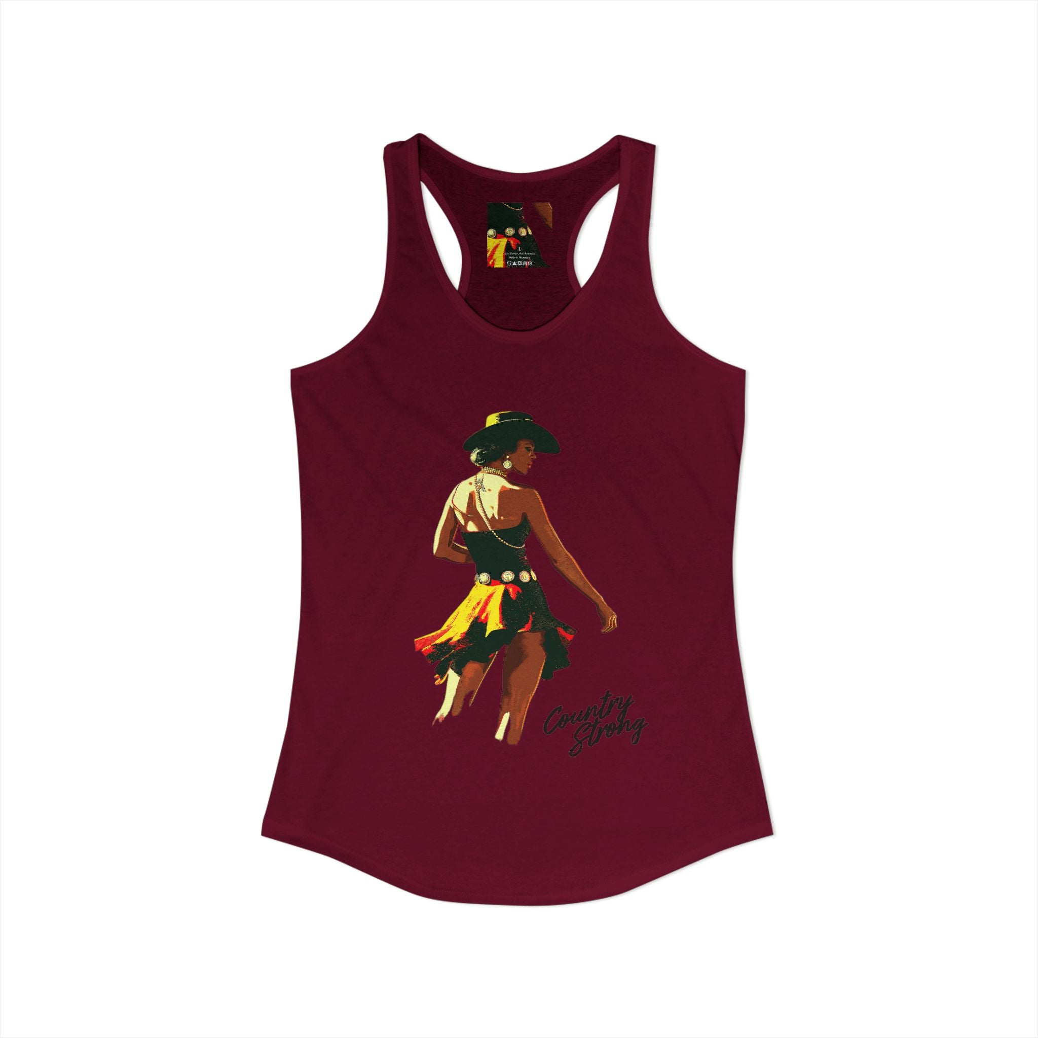 The Sassy Girl-Women's Ideal Racerback Tank