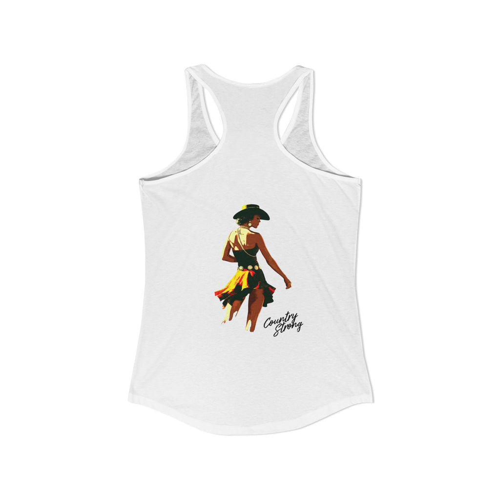 The Sassy Girl-Women's Ideal Racerback Tank
