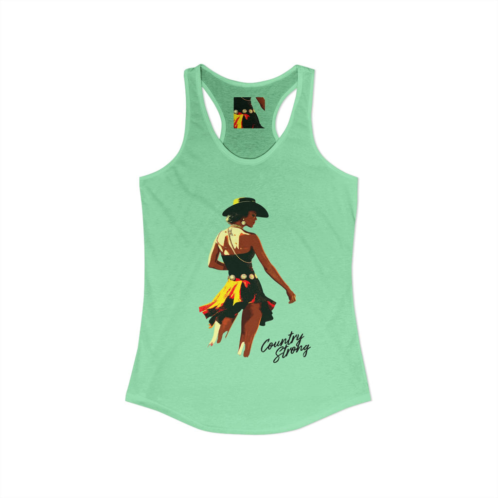 The Sassy Girl-Women's Ideal Racerback Tank