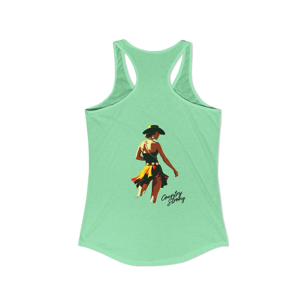 The Sassy Girl-Women's Ideal Racerback Tank