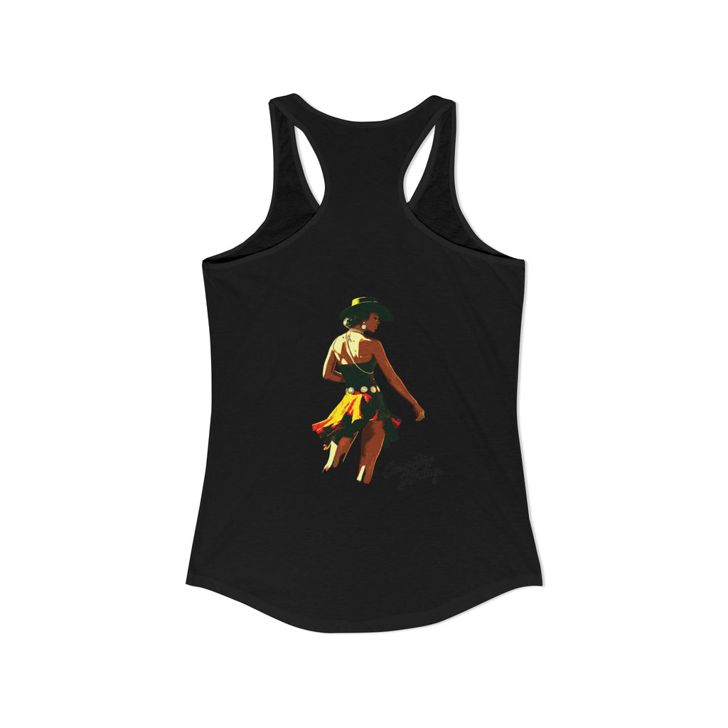 The Sassy Girl-Women's Ideal Racerback Tank