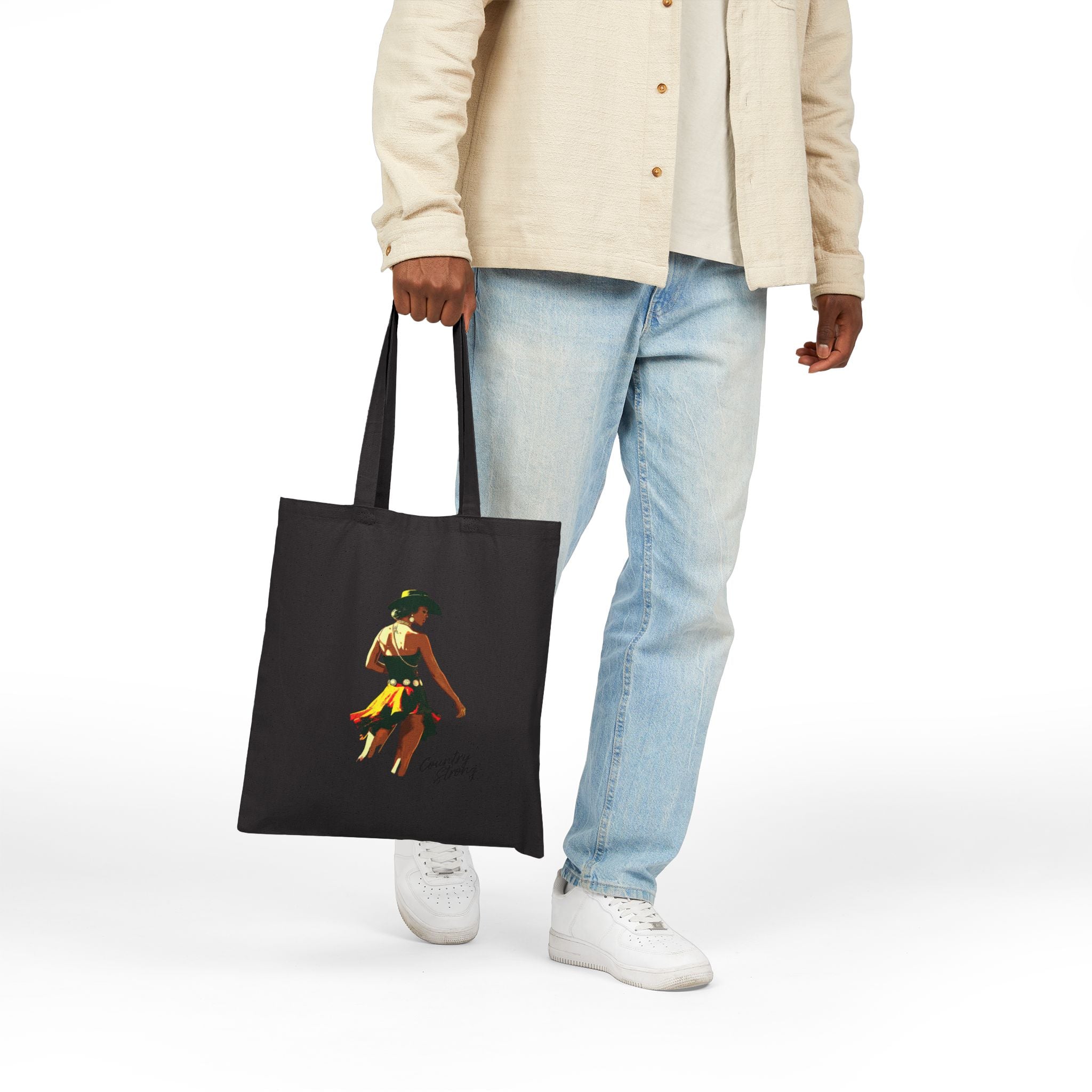 Cotton Canvas Tote Bag-The Sassy Girl Graphic